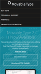 Mobile Screenshot of movabletype.com