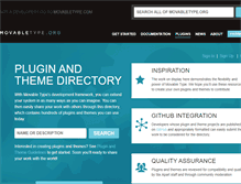 Tablet Screenshot of plugins.movabletype.org